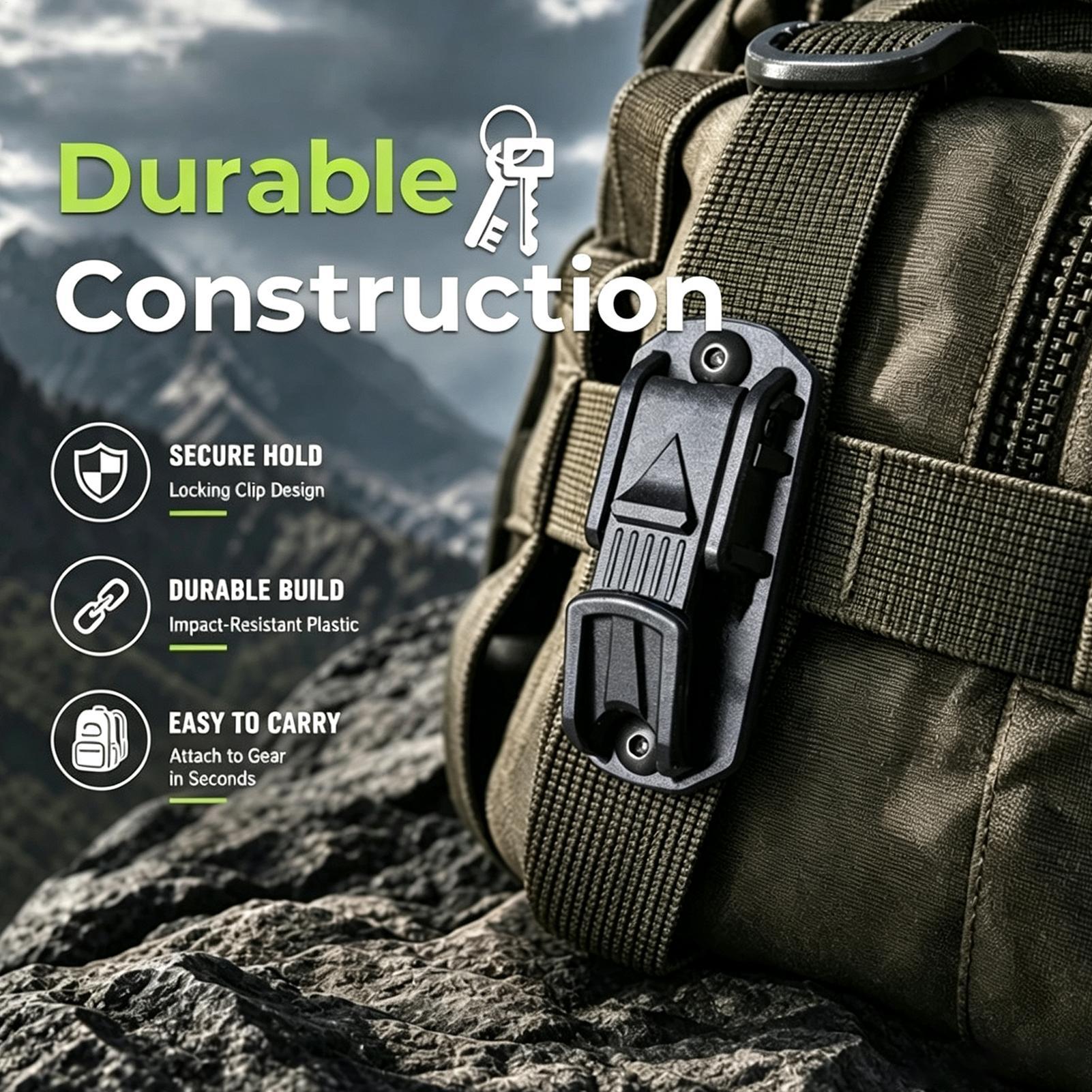 1개입 벨트형 키 클립, 다용도 백팩용, 견고한 고정  - Outdoor Adventure Backpack 리뷰 및 가격