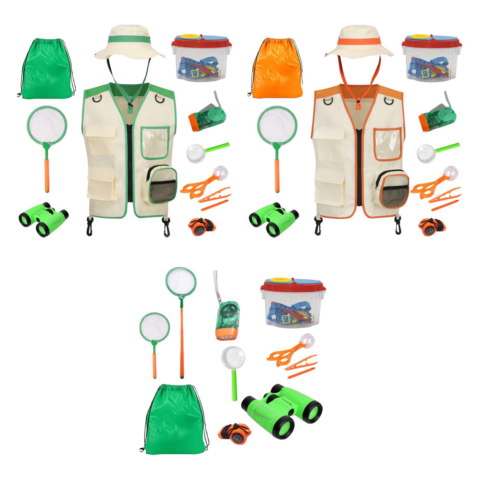 유아용 야외 탐험 조끼 세트 (모자 포함), 어린이용  - Outdoor Adventure Kit For Kids 리뷰 및 가격