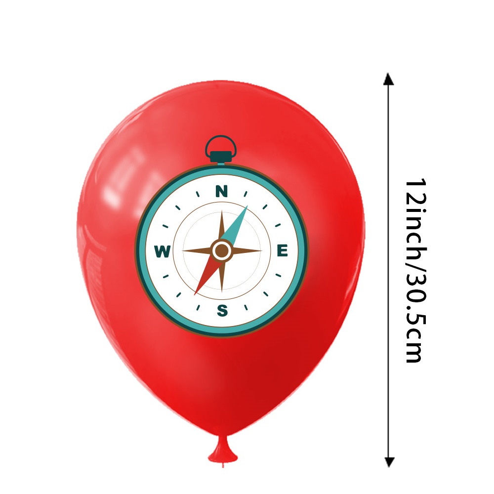 9pcs 해피 캠핑 풍선, 야외 모험 녹색 갈색 라텍스 - Outdoor Adventure Birthday Party 리뷰 및 가격