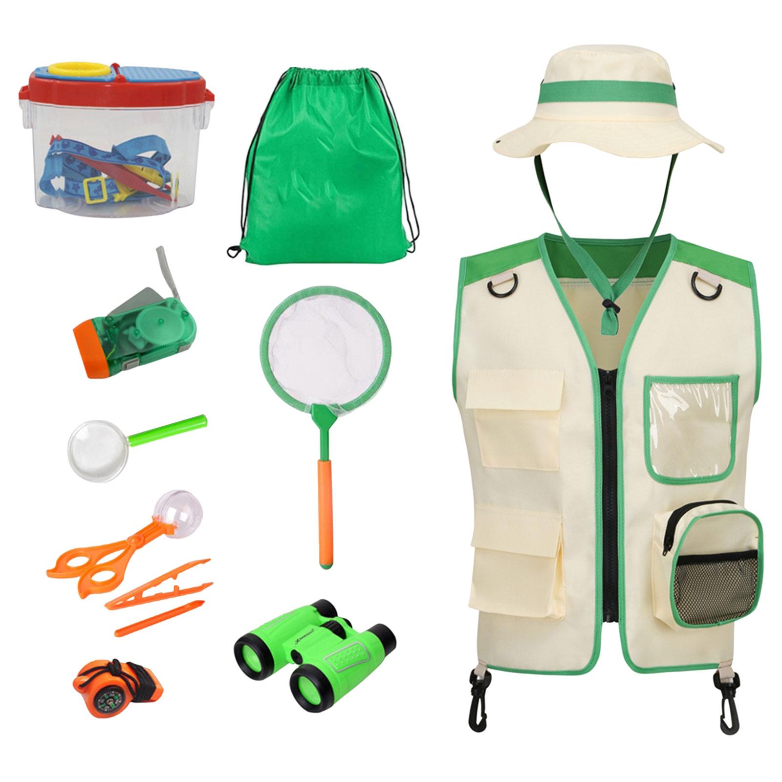 아이들을 위한 야외 활동용 카고 조끼, 모자와 도구가  - Outdoor Adventure Kit For Kids 리뷰 및 가격