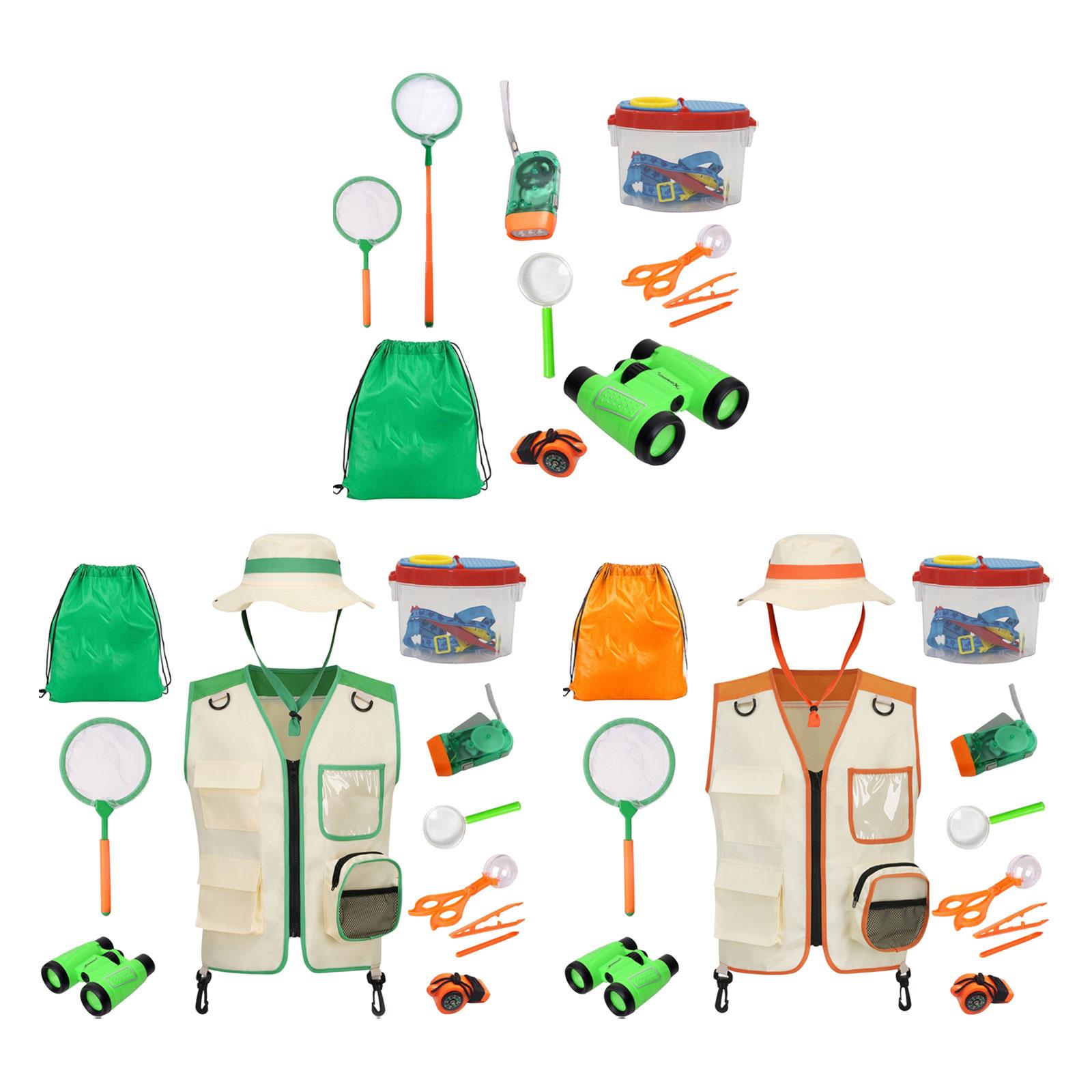 아이들을 위한 야외 활동용 카고 조끼, 모자와 도구가  - Outdoor Adventure Kit For Kids 리뷰 및 가격
